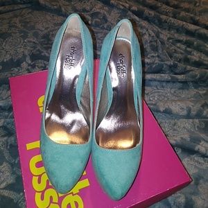 Charlette Rouse Turquoise High Heels